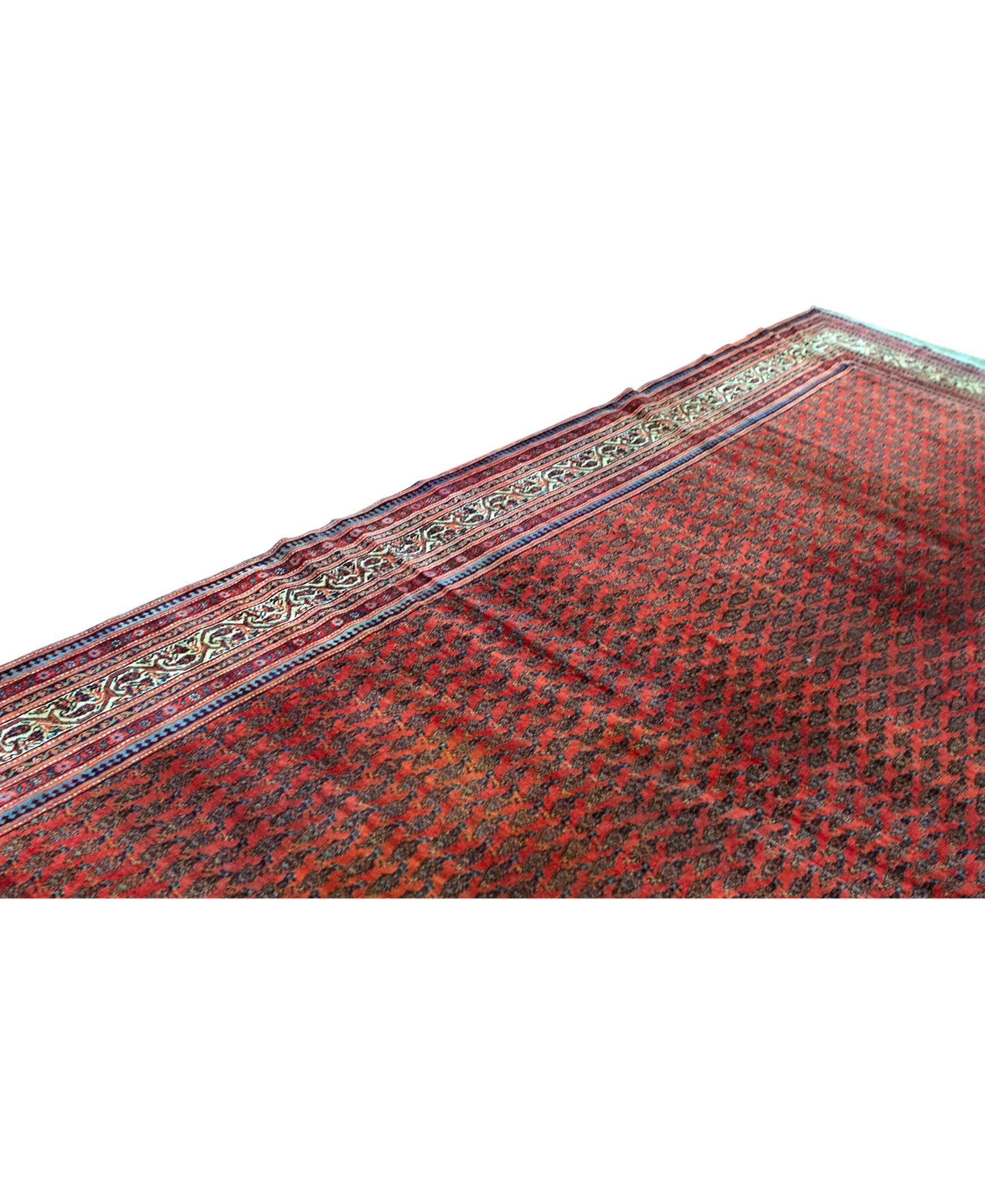Hand-Woven   Antique Persian Fine Traditional Handwoven Luxury Wool Multi Rug For Sale