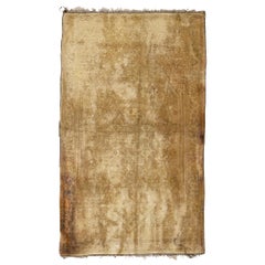 Antique Persian fine Traditional Handwoven Luxury Wool Gold Rug