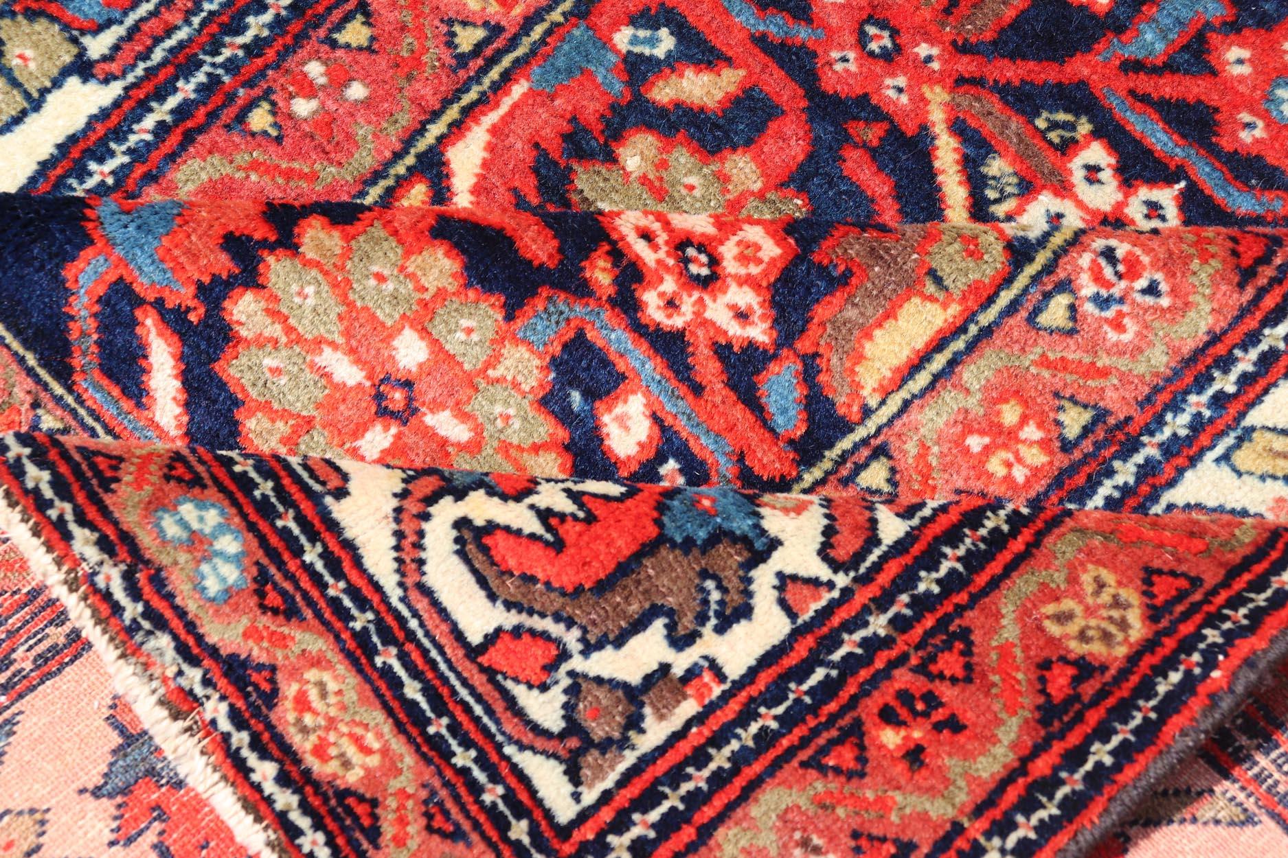 Antiker persischer feiner Malayer-Teppich mit floralem All-Over-Design 4'0 x 6'0 im Angebot 4