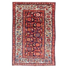 Antique Persian Fine Malayer Rug with All-Over Floral Design 4'0 x 6'0