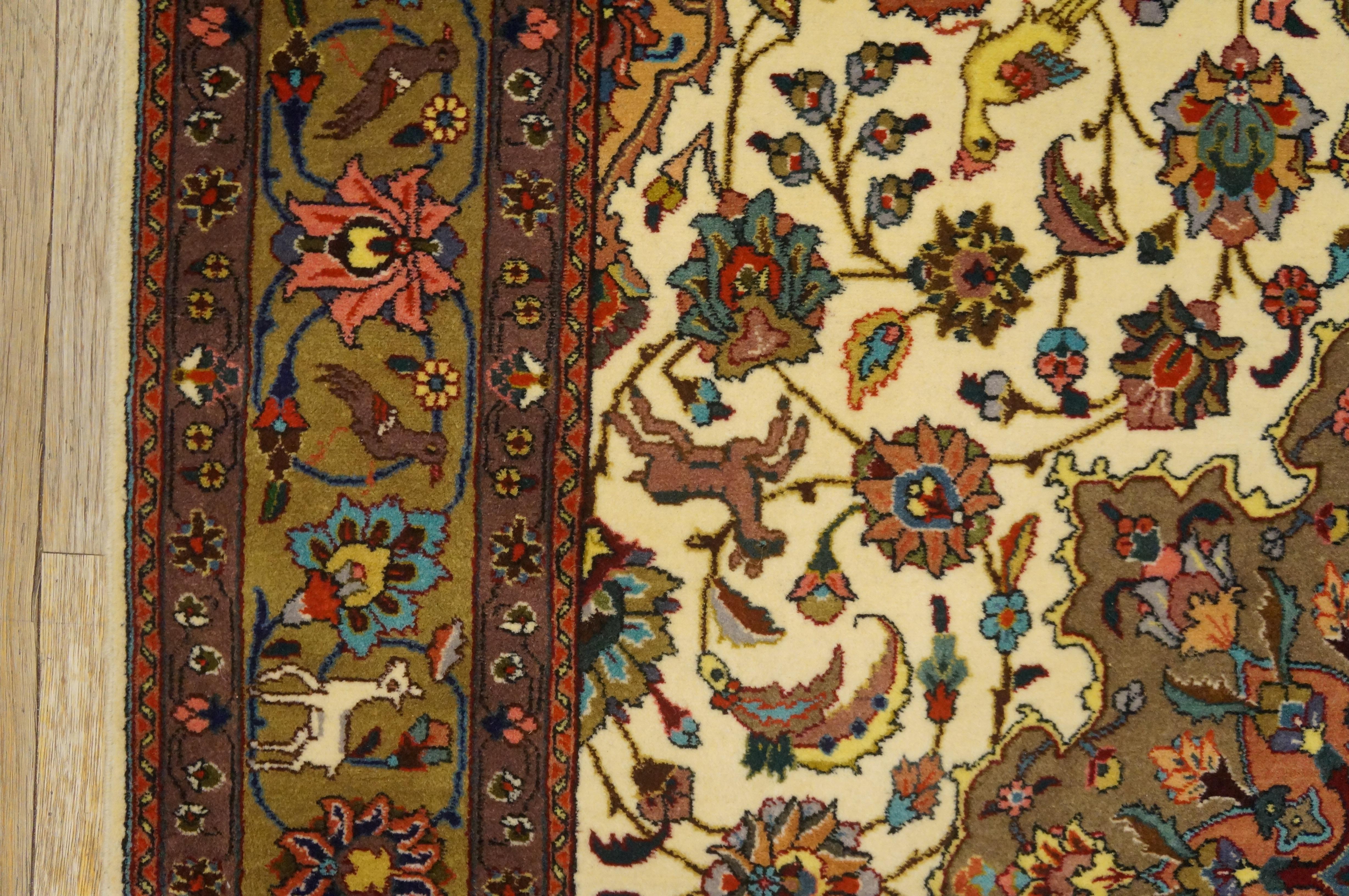 Antique Persian Fine Tabriz 1