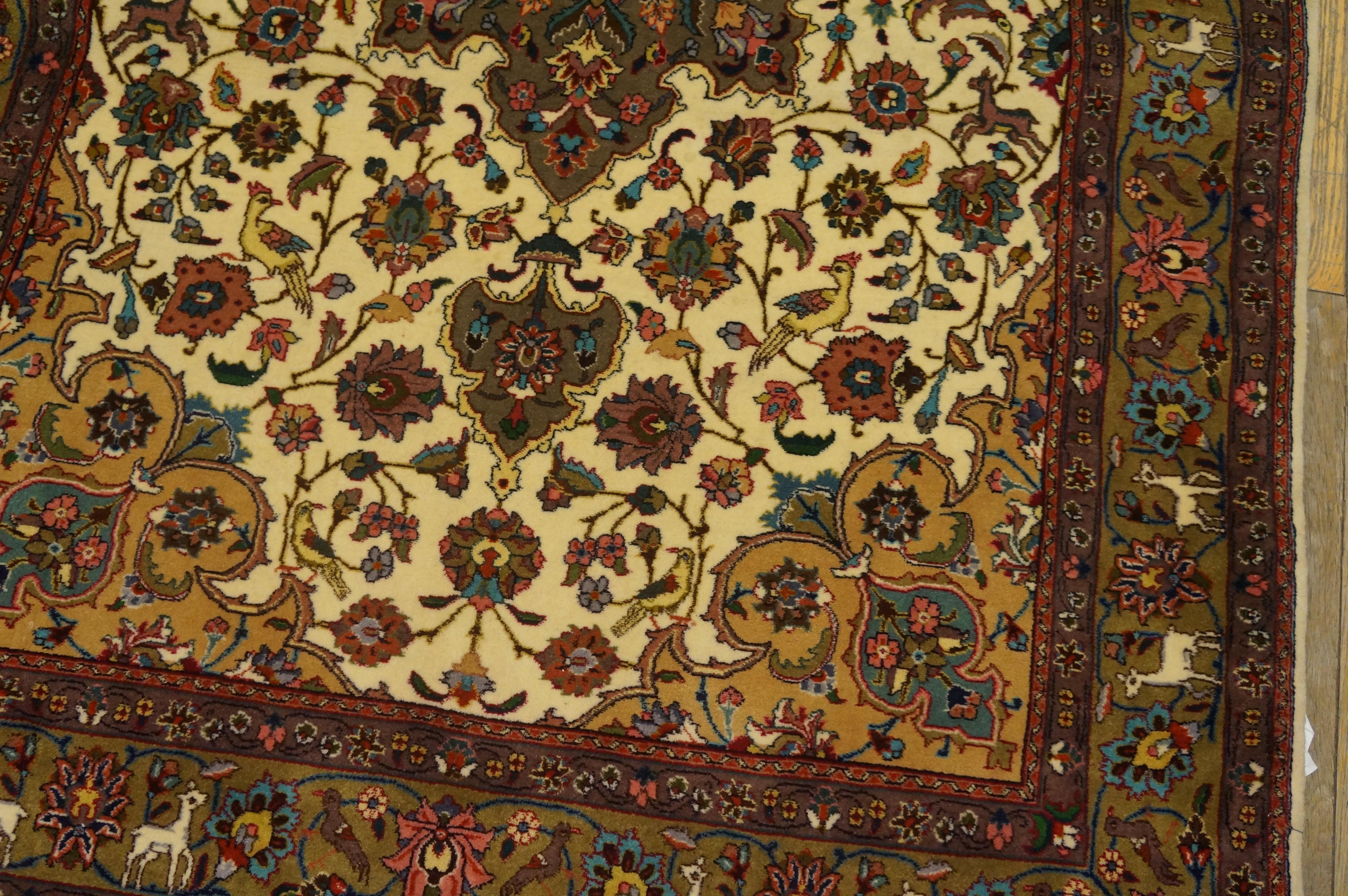 Antique Persian Fine Tabriz 2