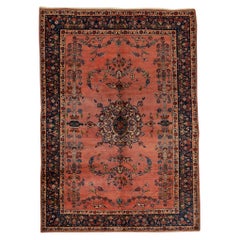 Antique Persian Fine Traditional Handwoven Luxury Wool Multi Rug
