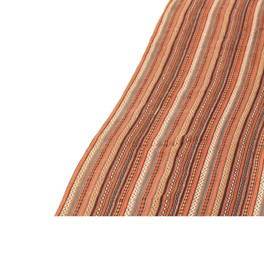 Antiker persischer Flachgewebe-Dajim-Teppich mit farbigen Streifen und Stammesdetails (Persisch) im Angebot