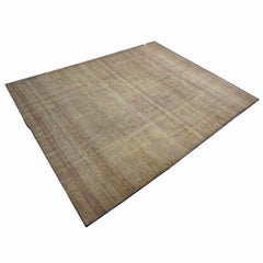 Antique Persian Flatweave Wool 8x10 Distressed Brown Handmade Area Rug