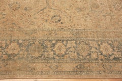 Antique Persian Floral Tabriz Rug. 12 ft 10 in x 21 ft 3 in