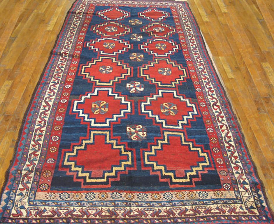Antique Persian Gabbeh rug, size: 4'6