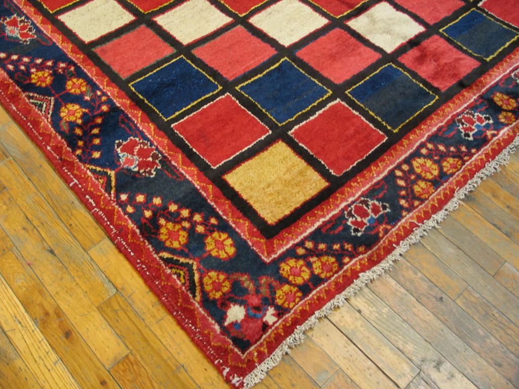 Tribal Early 20th Century S. Persian Gabbeh Carpet ( 6'8