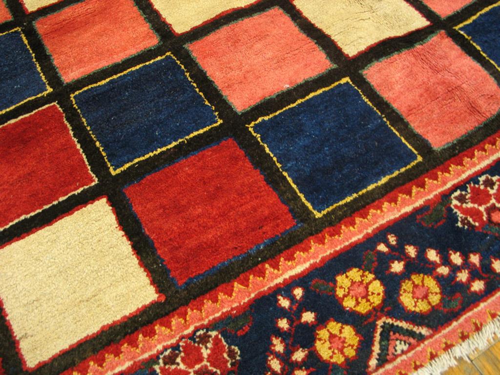 Early 20th Century S. Persian Gabbeh Carpet ( 6'8