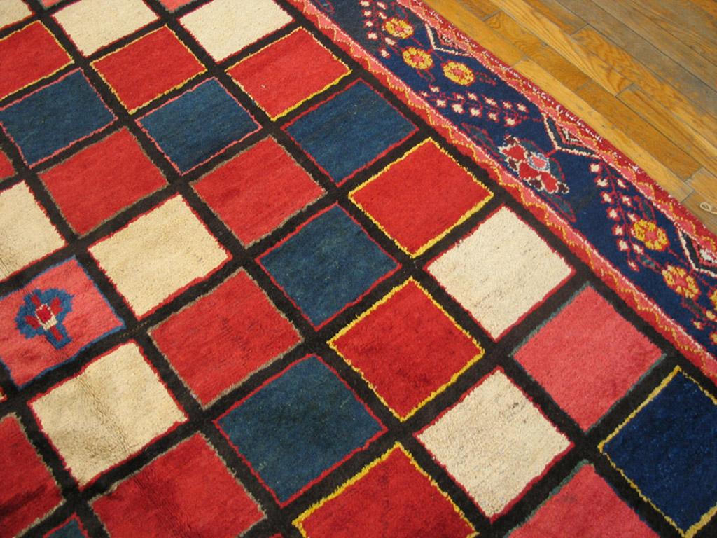 Early 20th Century S. Persian Gabbeh Carpet ( 6'8