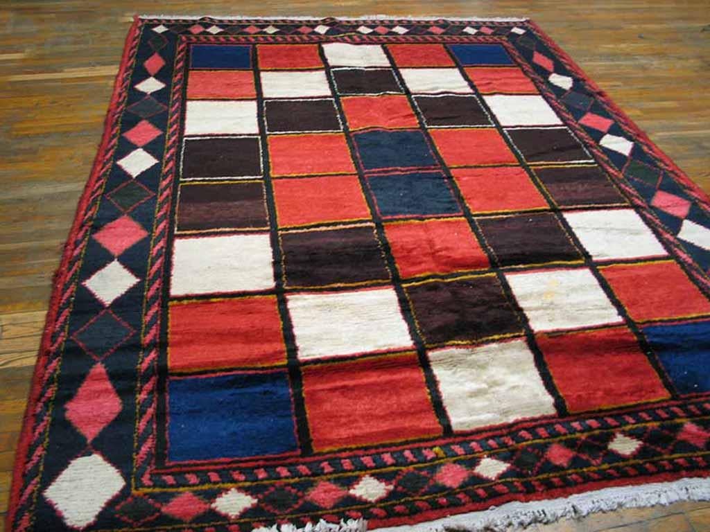 1930 S. Persian Gabbeh Carpet ( 7'8