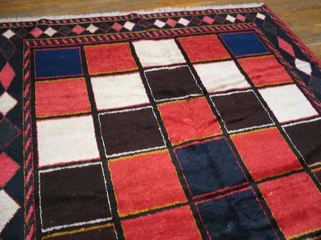 Mid-20th Century 1930 S. Persian Gabbeh Carpet ( 7'8
