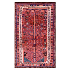 Antique Early 20th Century South Persian Gabbeh Rug ( 4' x 6' - 122 x 183 ) 