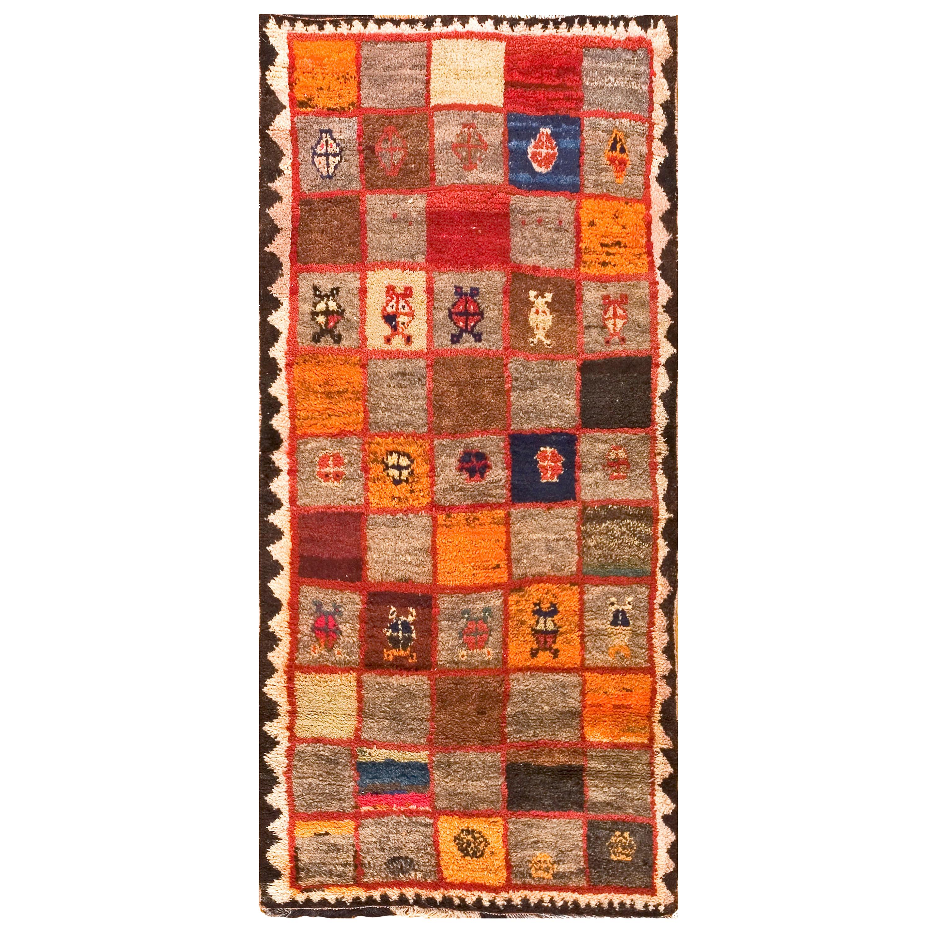 Antique Persian Gabbeh Rug at 1stDibs