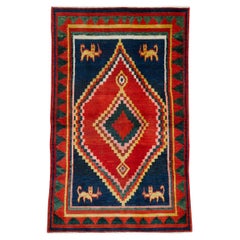 Antiker persischer Gabbeh-Teppich