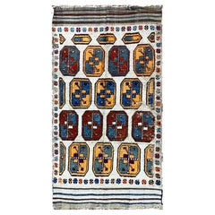 Antique Persian Gabbeh Rug, Unusual , AS IS