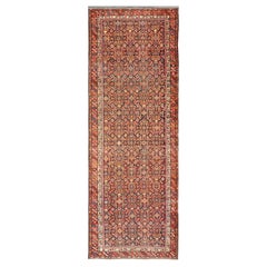 Antike persische Galerie Malayer Läufer in blauem Hintergrund 5
10 x 16
2