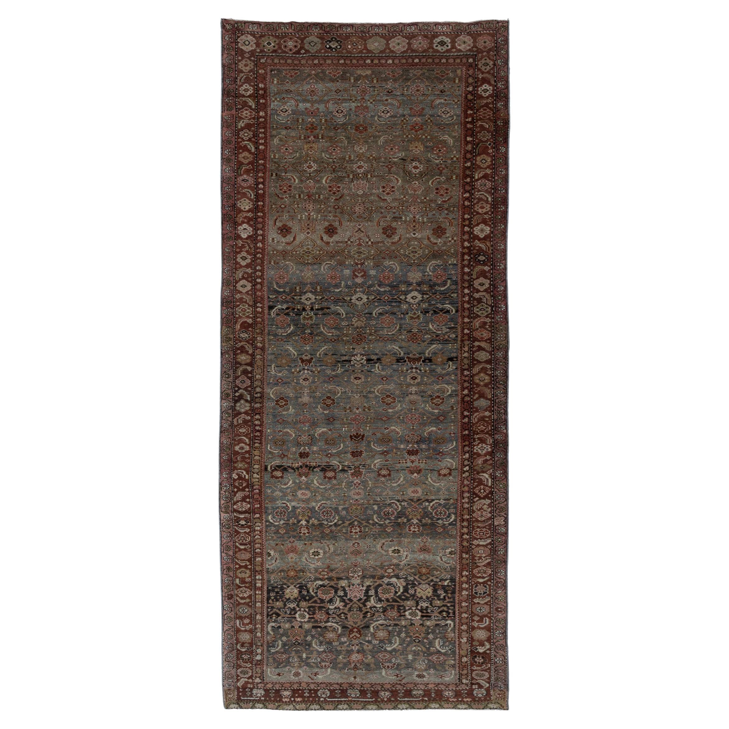 Antique Persian Gallery Rug For Sale