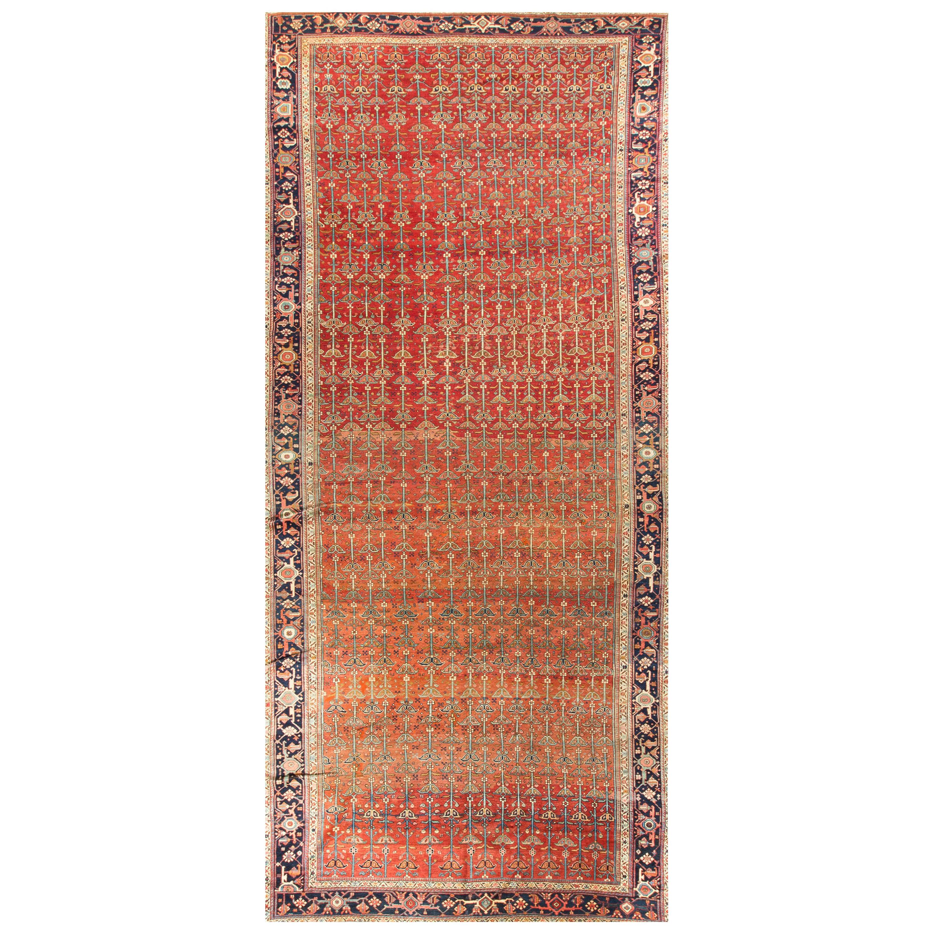 Antique Persian Gallery Size Heriz Rug, circa 1890 8'3 x 20' For Sale