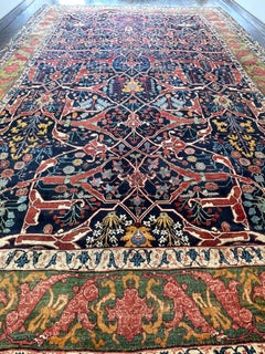 Antique Persian Garrus Bidjar circa 1880