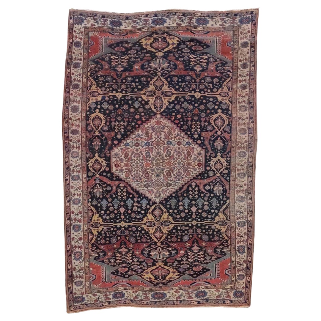 Antico Garrus Bidjar persiano del 1900 circa