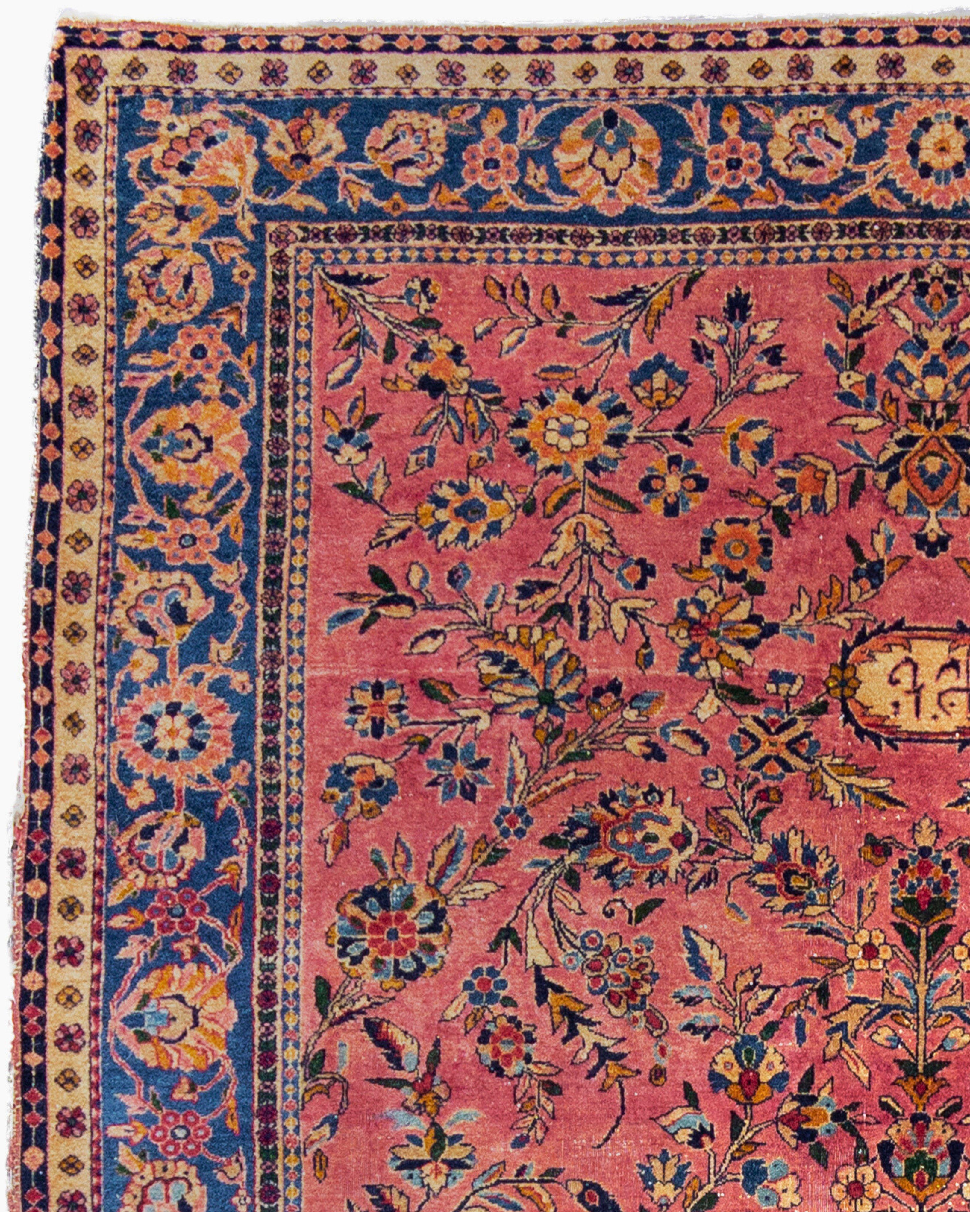 Perse Ancien tapis persan Gazan Sarouk, c. 1900 en vente