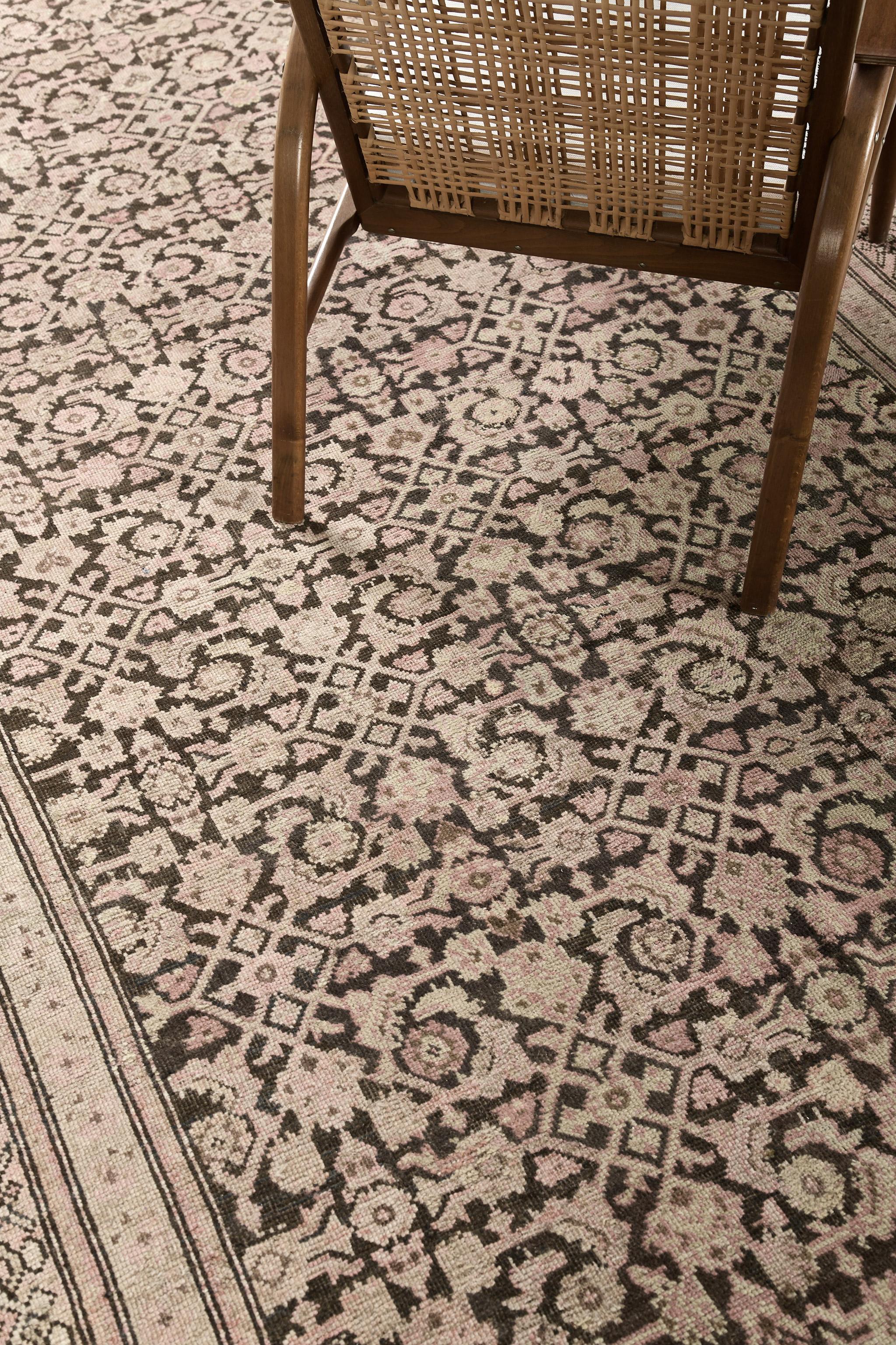 Antique Persian Gharabagh Rug For Sale 1