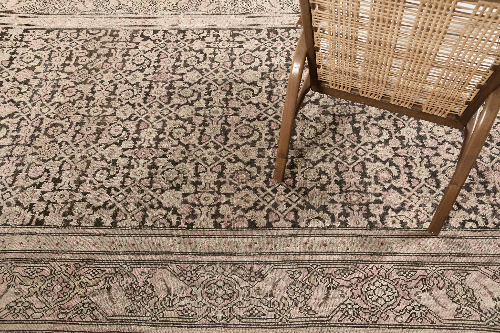 Antique Persian Gharabagh Rug For Sale 2