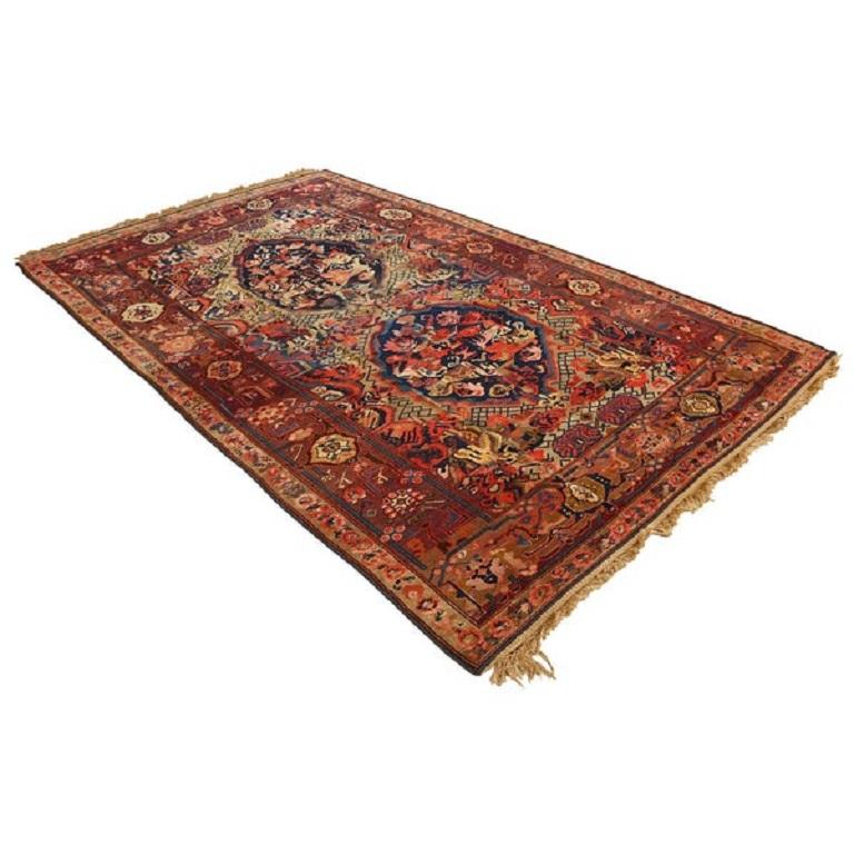 Perse Tapis persan Gharebagh ancien - Taille : 9'7x5'10 en vente