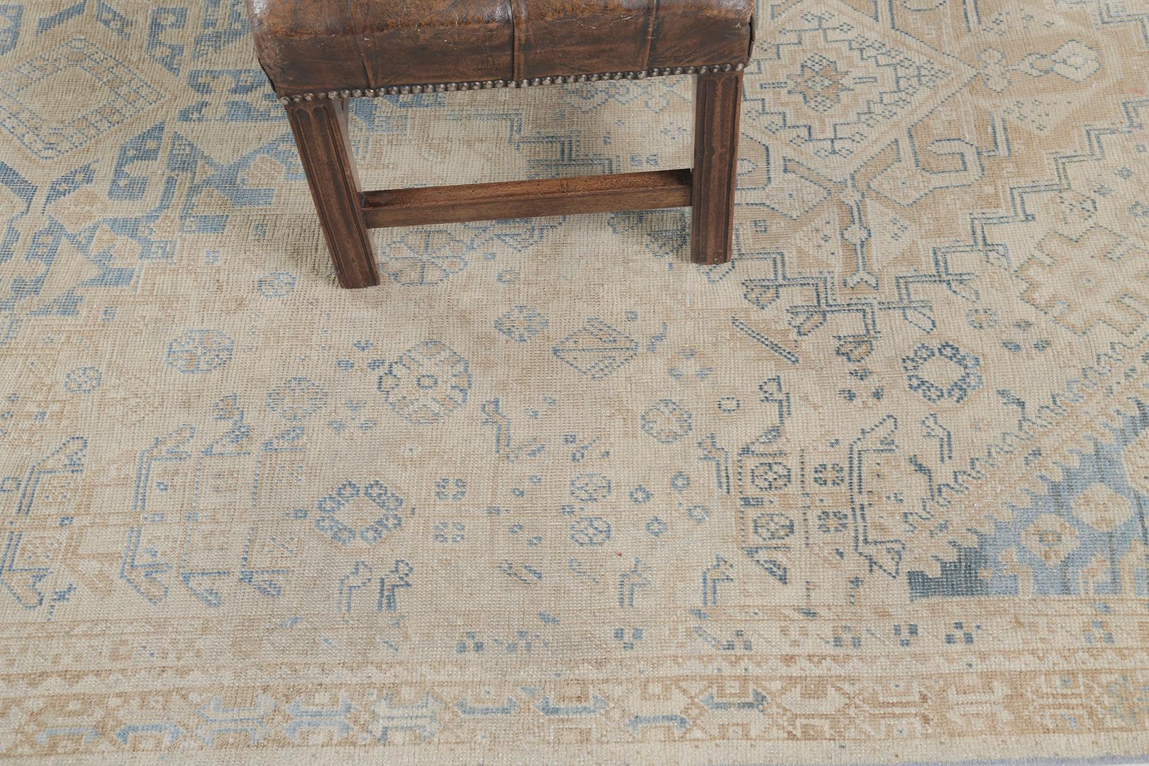 Antique Persian Ghashgaie by Mehraban Rugs For Sale 5