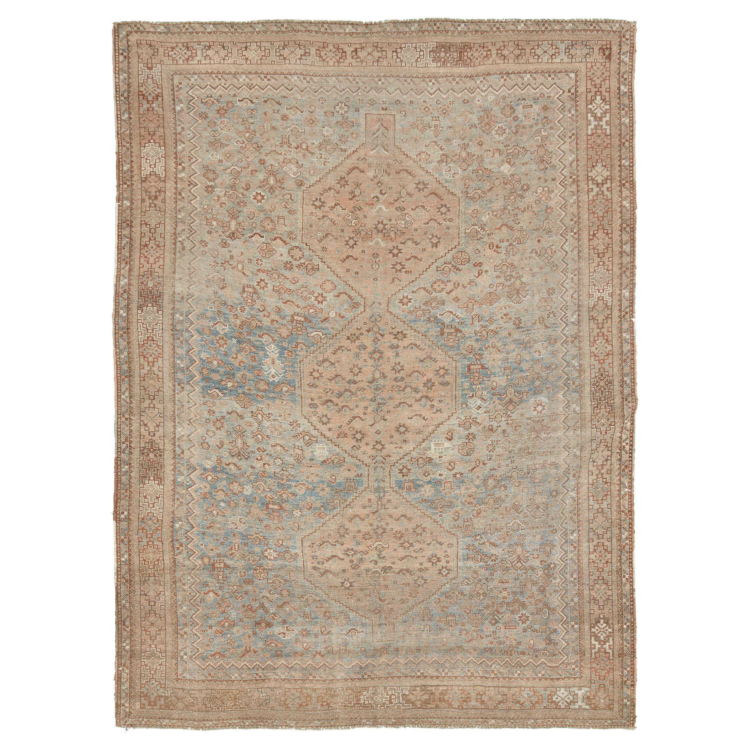 Antique Persian Ghashgaie by Mehraban Rugs For Sale
