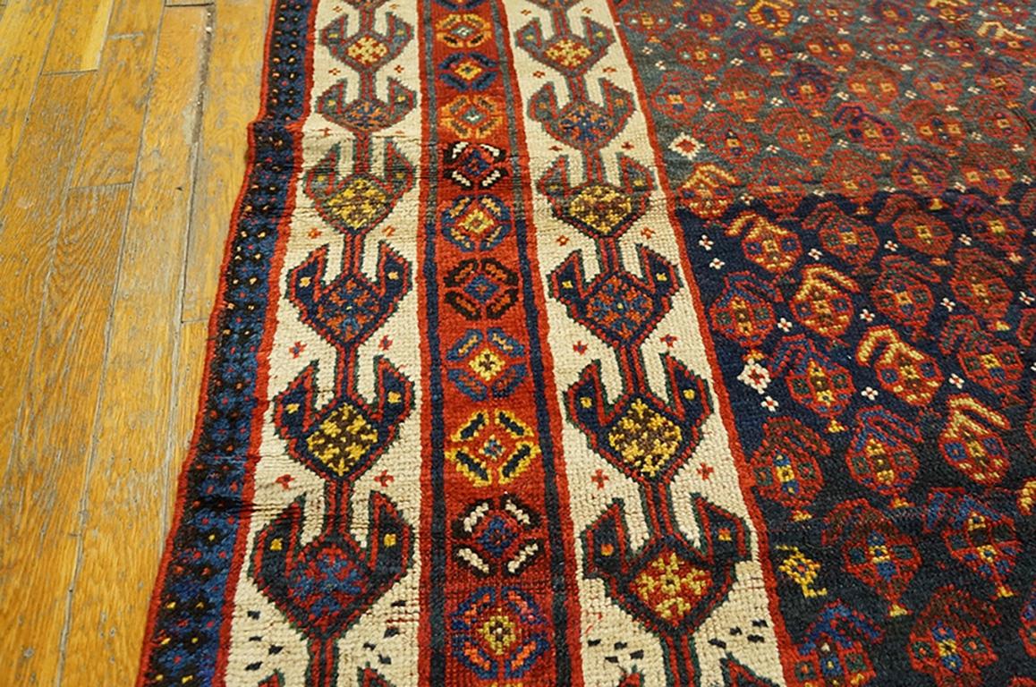 Wool Late 19th Century S. Persian Ghashgaie Carpet ( 5'8