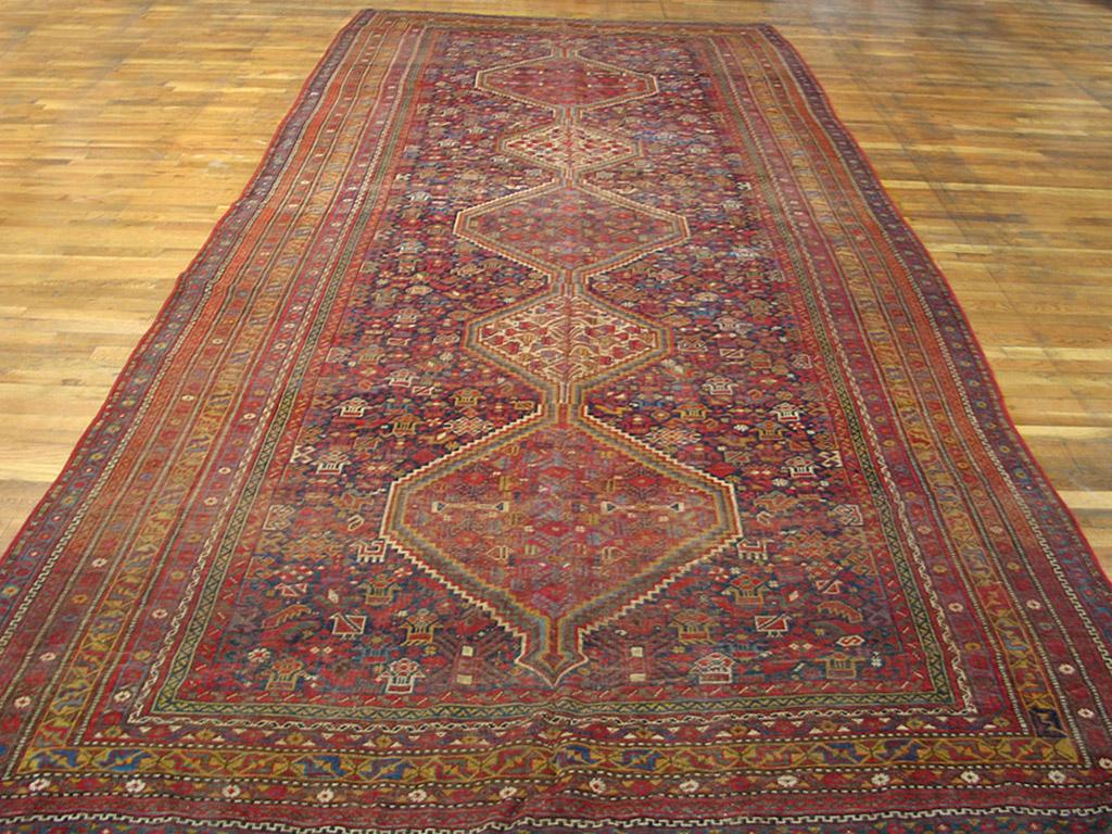 Early 20th Century S Persian Ghashgaie Gallery Carpet 
6'6