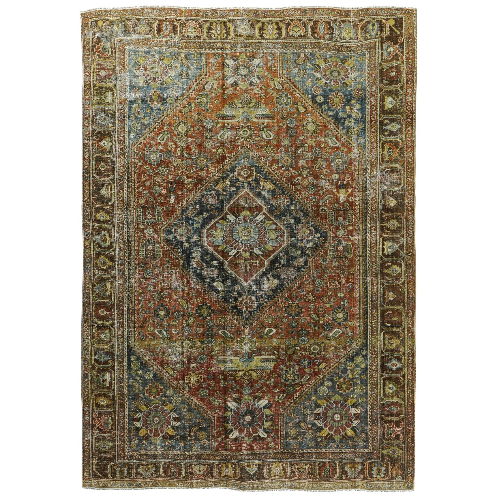 Antique Persian Ghashgaie Rug