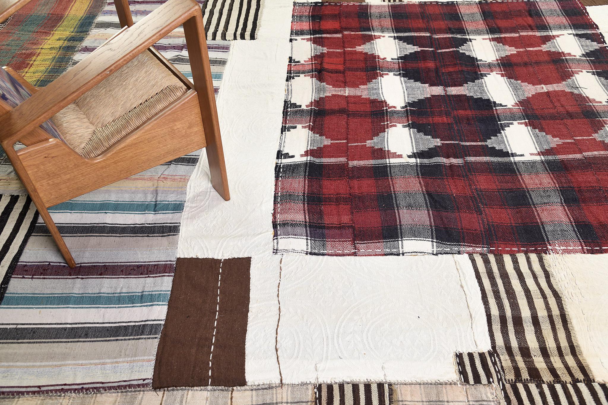 Antique Persian Ghashghaei Kilim For Sale 2