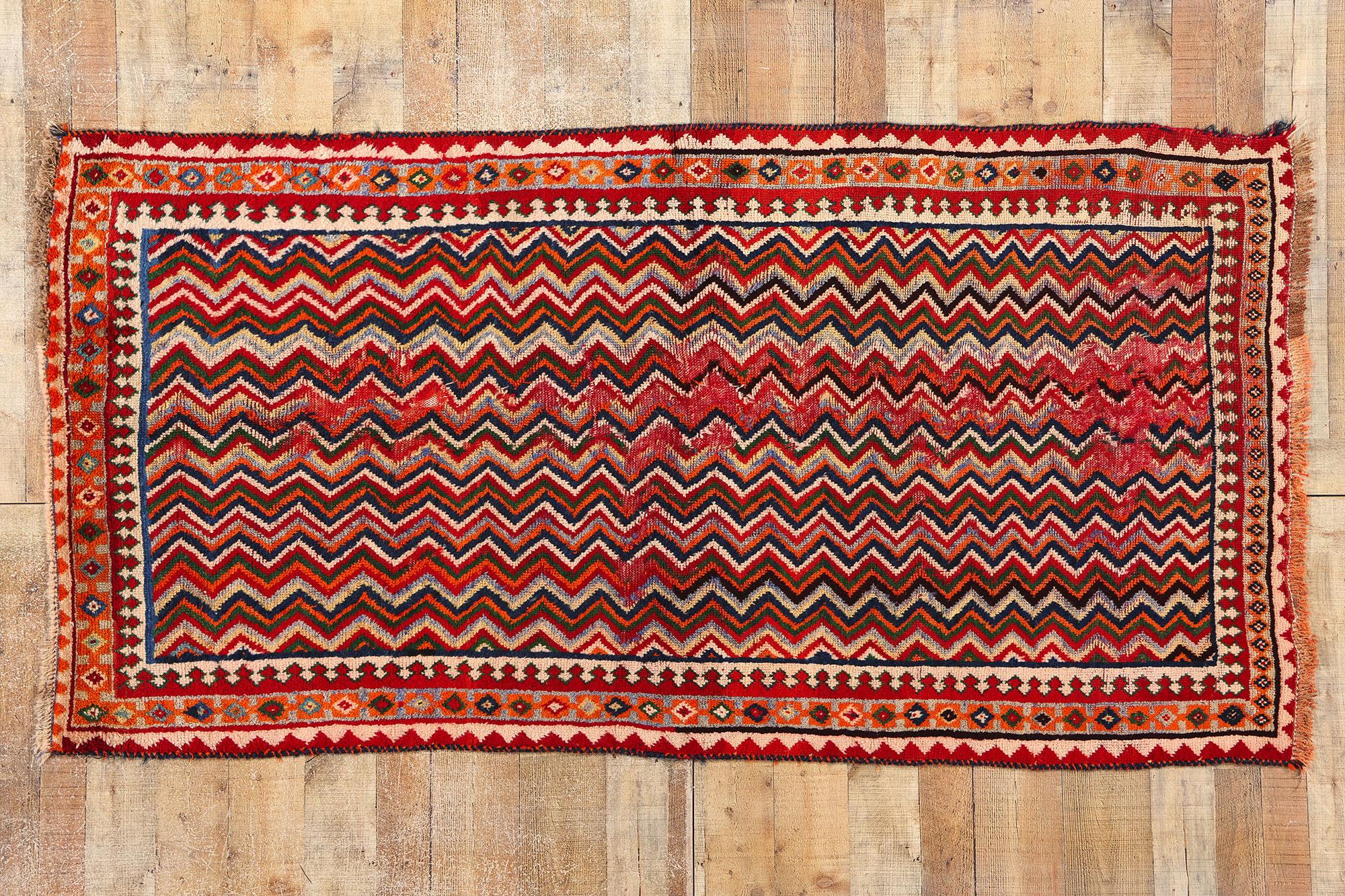 Ancien tapis persan Qashqai en vente 1