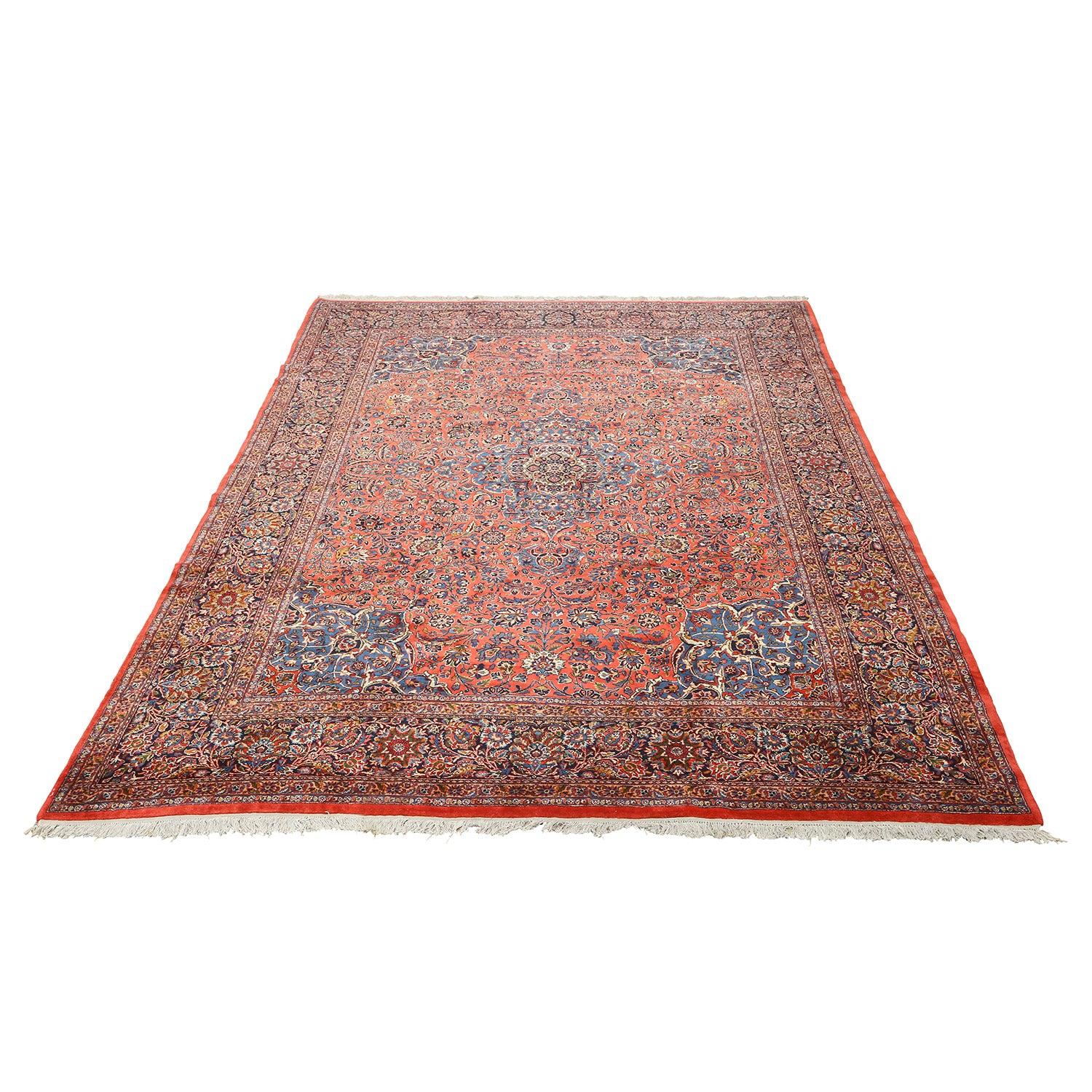 Persiano Tappeto antico persiano Ghazvin - Dimensioni: 13'7 X 9'10 in vendita
