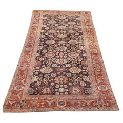 Antico Grande Sultanabad persiano del 1900 circa 10x17