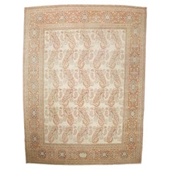 Antike persische Haji Jailli Tabriz Teppich 9'5" x 12'5