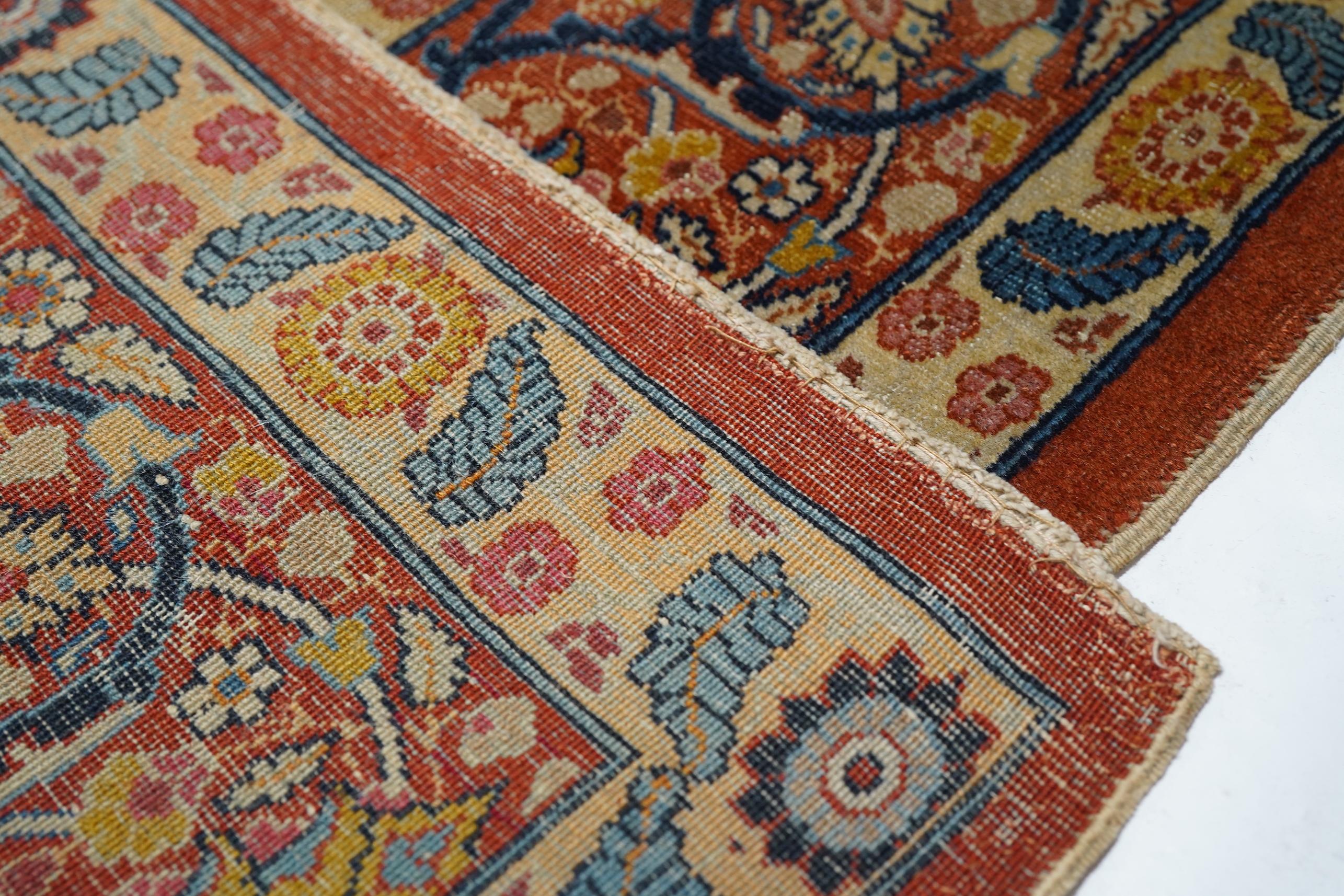 Antiker persischer Haji Jalili Tabriz Teppich 13'6 x 18'7 im Angebot 3