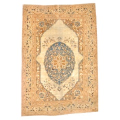 Antique Persian Haji Jalili Tabriz Rug 3’10" x 5’7"