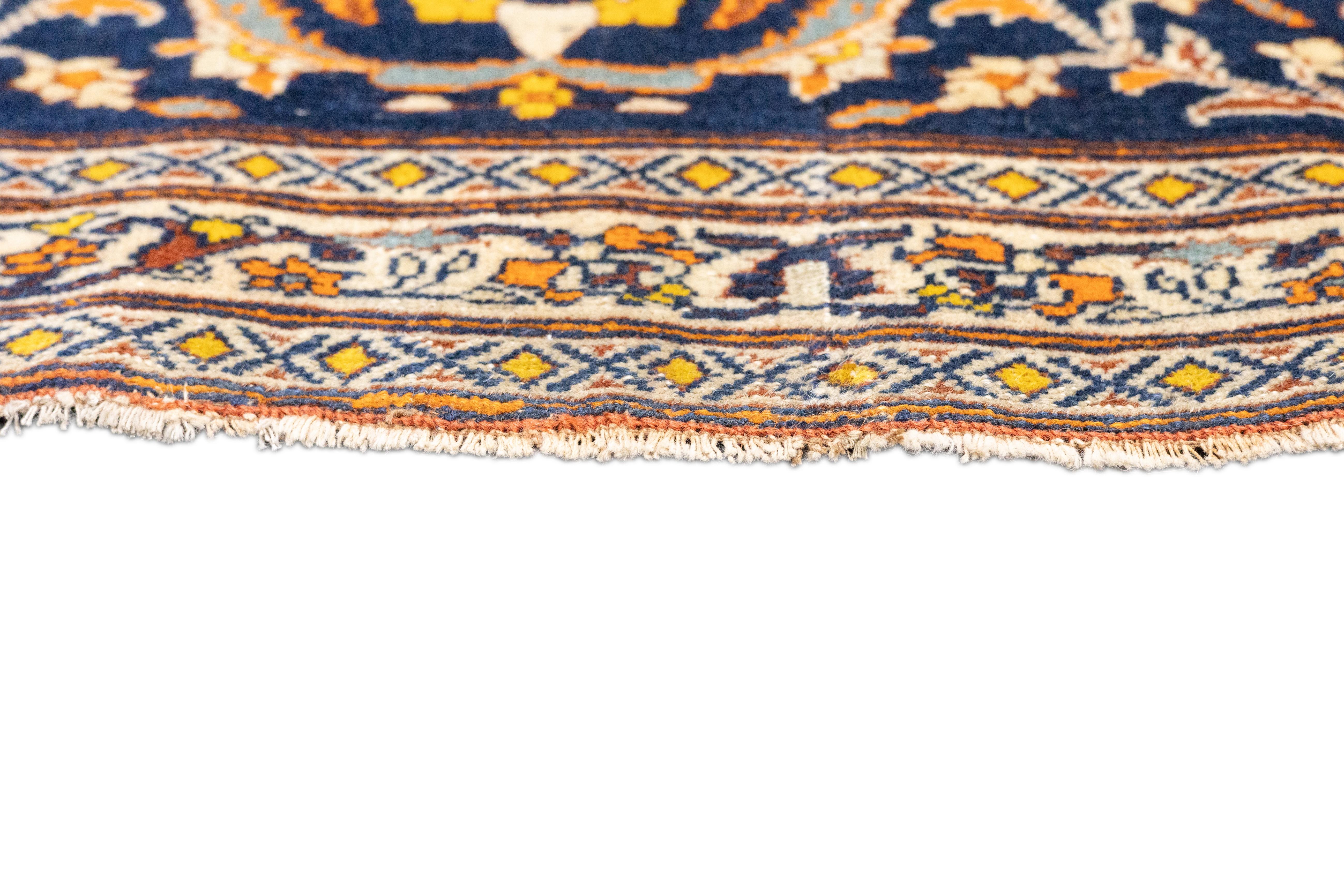 Antiker persischer Haji Jalili Täbris-Teppich 4'8'' x 6'0
