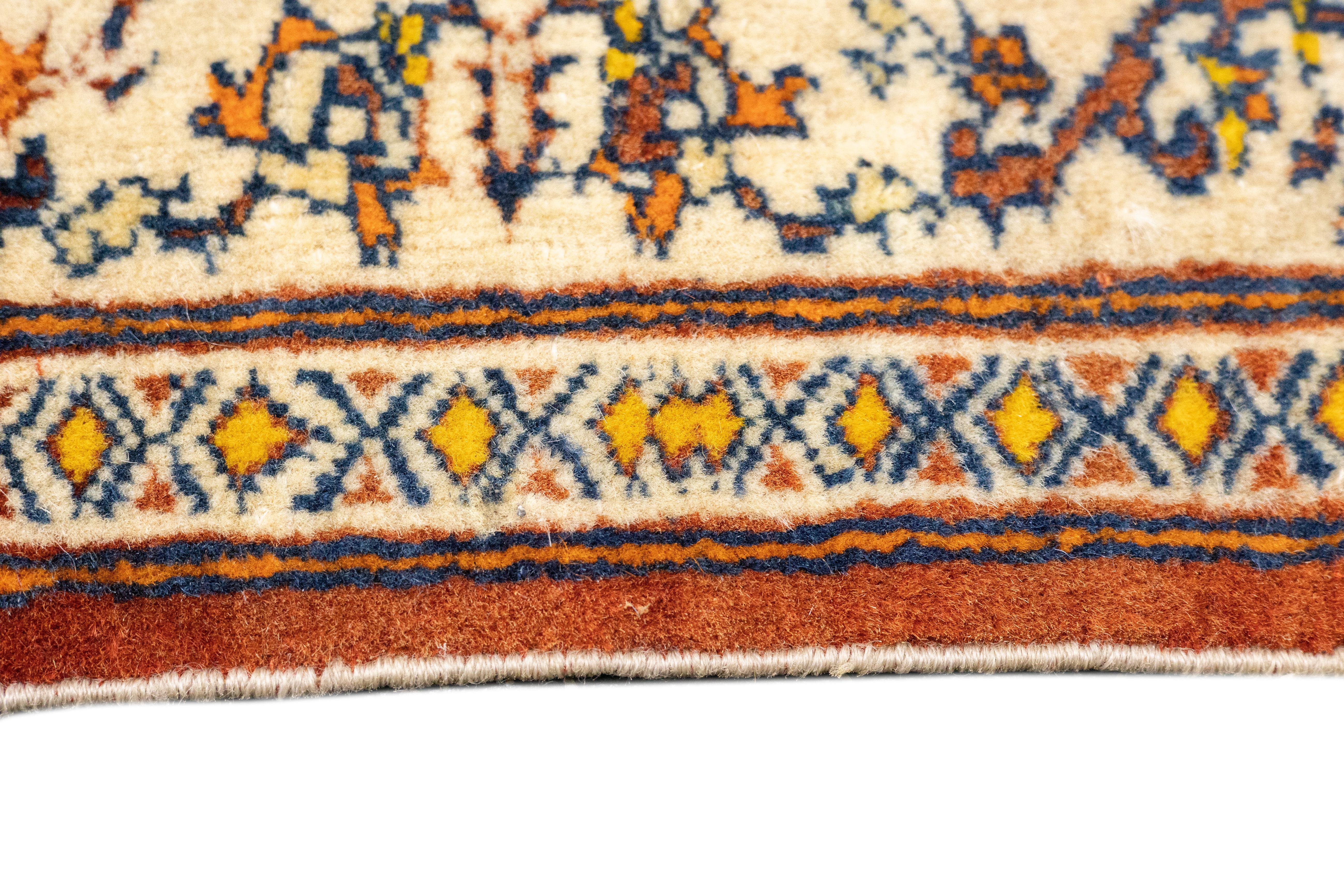 Antiker persischer Haji Jalili Täbris-Teppich 4'8'' x 6'0
