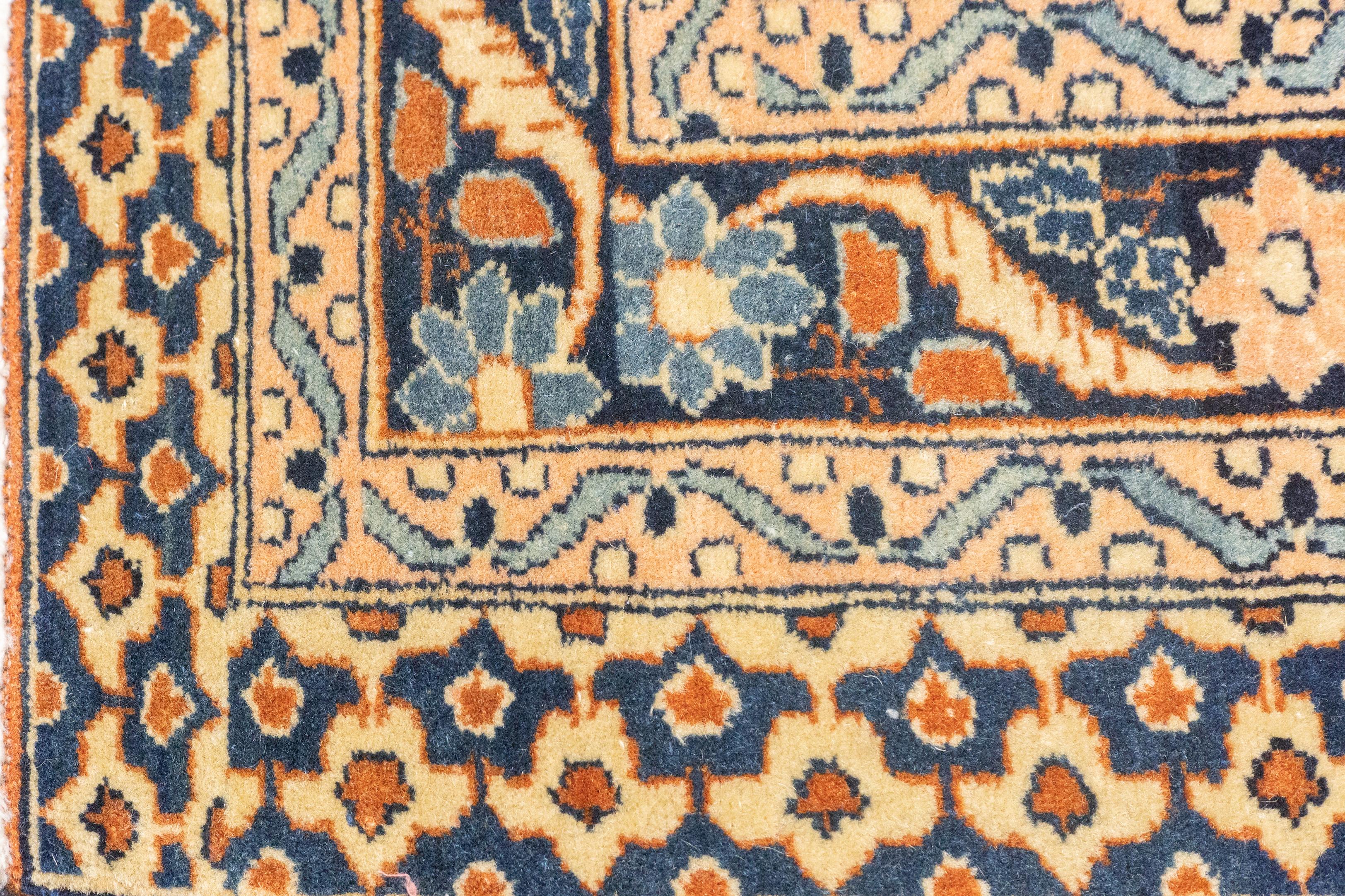 Antiker persischer Haji Jalili Täbris-Teppich 7'10'' x 12'2'' im Zustand „Gut“ im Angebot in New York, NY