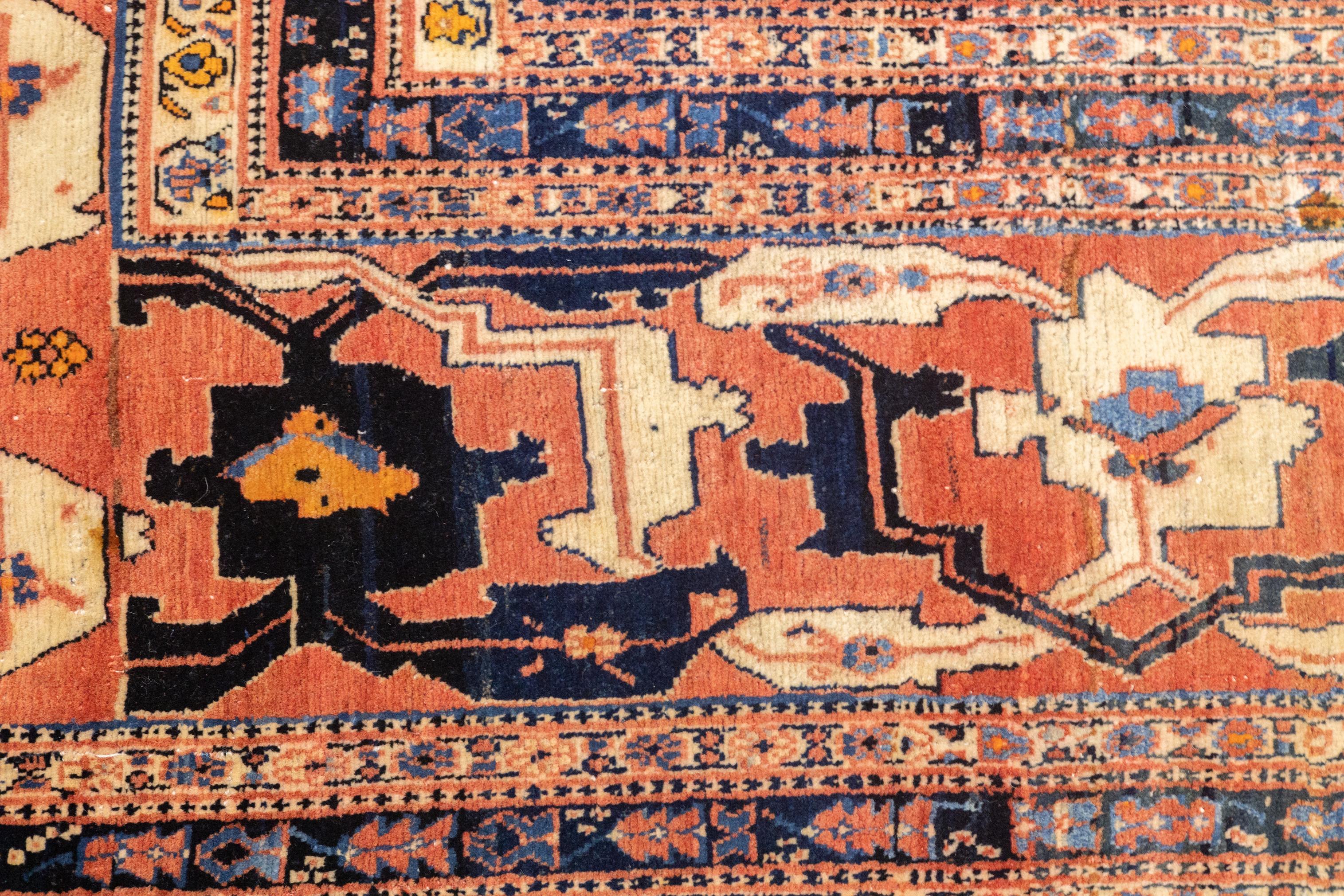 Antike persische Haji Jalili Tabriz Teppich 8'10