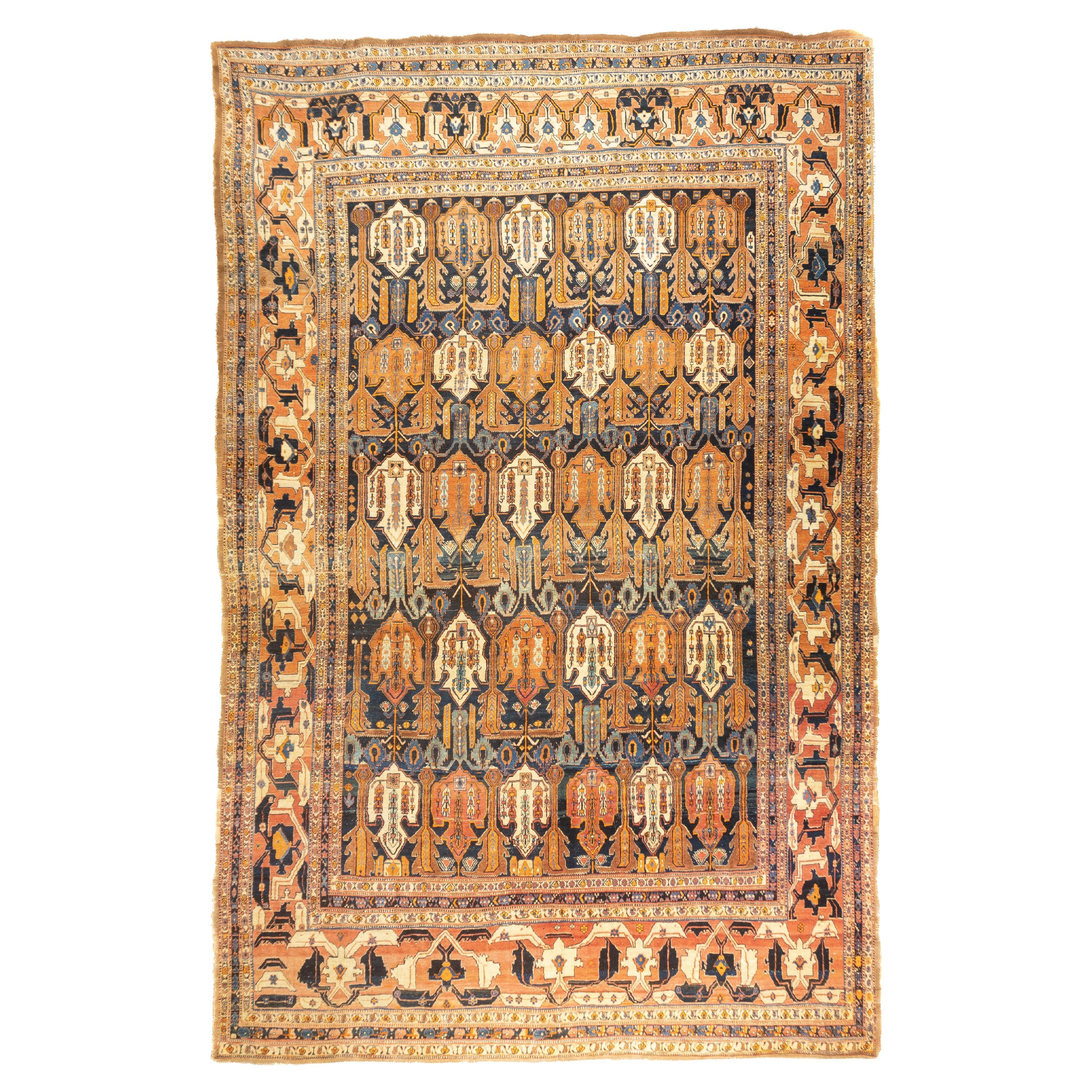 Antique Persian Haji Jalili Tabriz Rug 8’10" x 13’5”