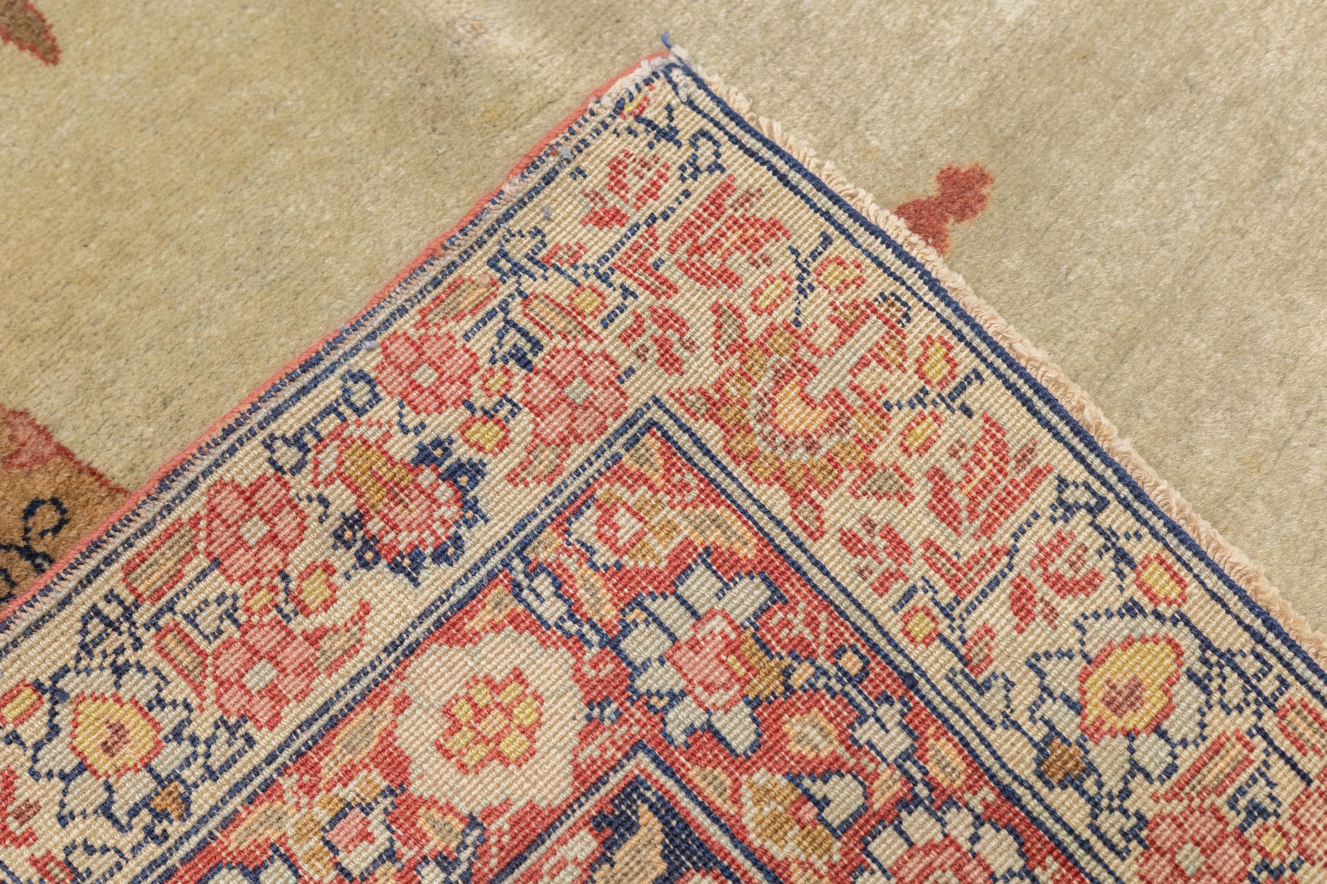 Tappeto antico persiano Haji Jalili Tabriz 9'1'' x 12'9'' in vendita 4