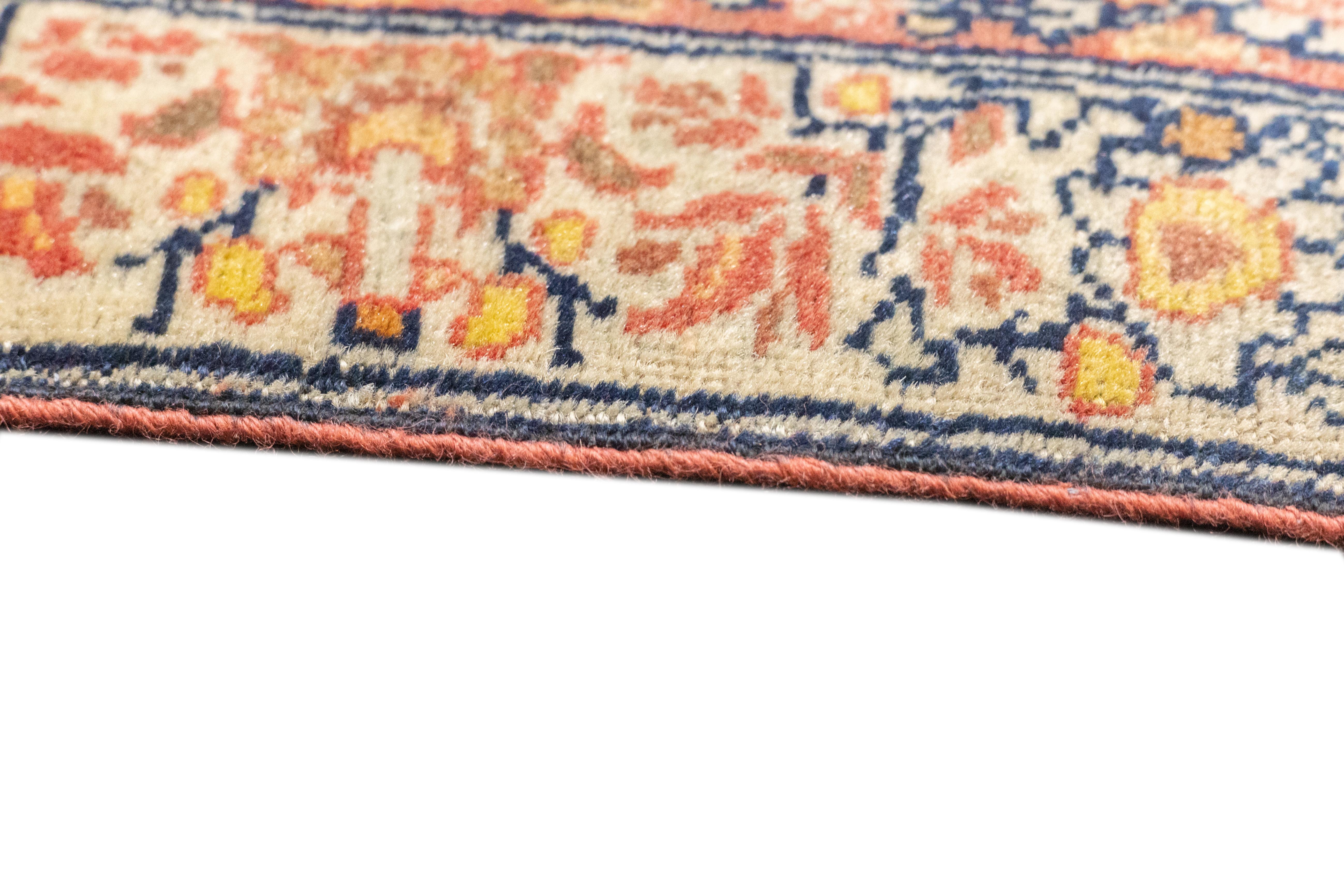 Tappeto antico persiano Haji Jalili Tabriz 9'1'' x 12'9'' In condizioni buone in vendita a New York, NY