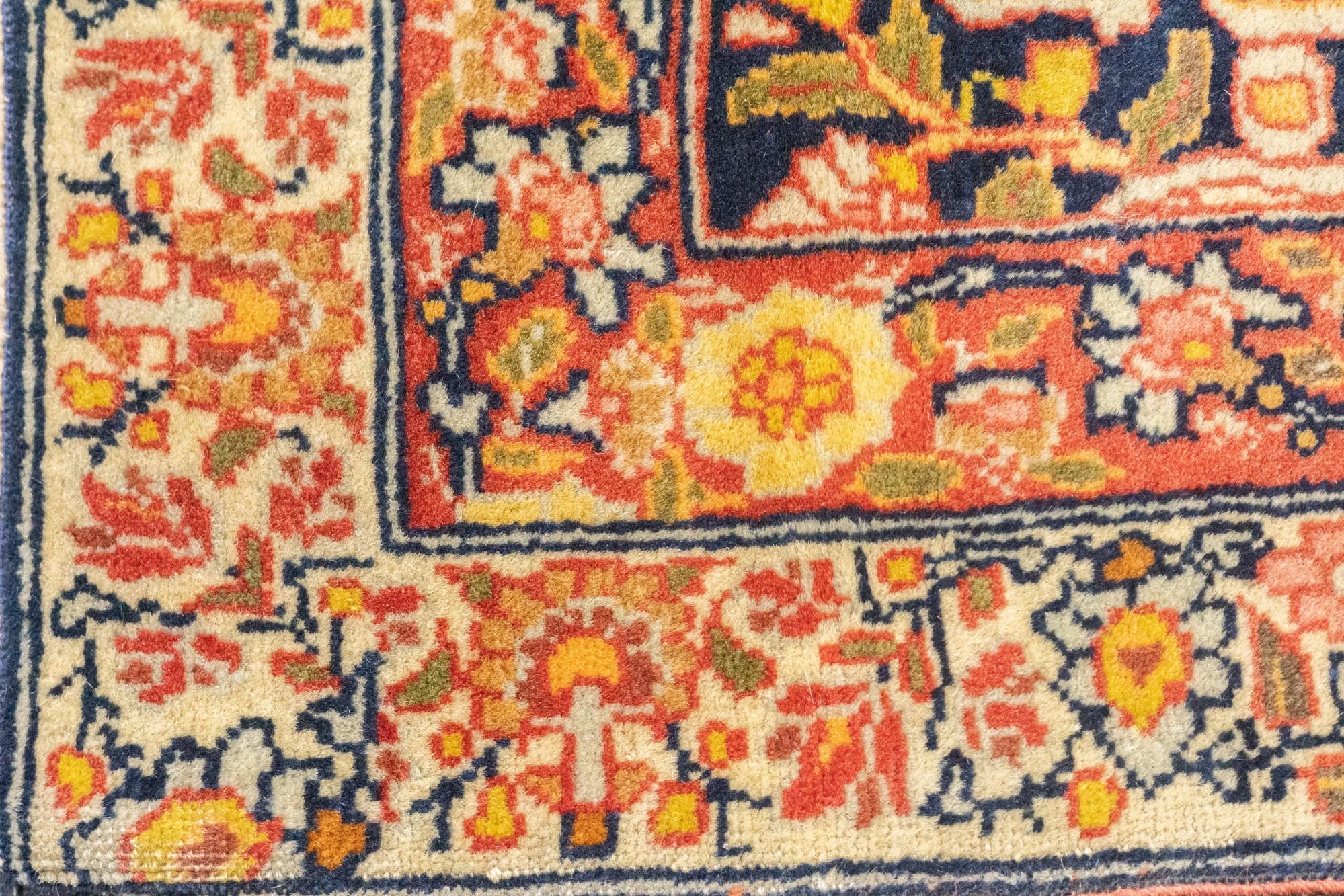 XIX secolo Tappeto antico persiano Haji Jalili Tabriz 9'1'' x 12'9'' in vendita