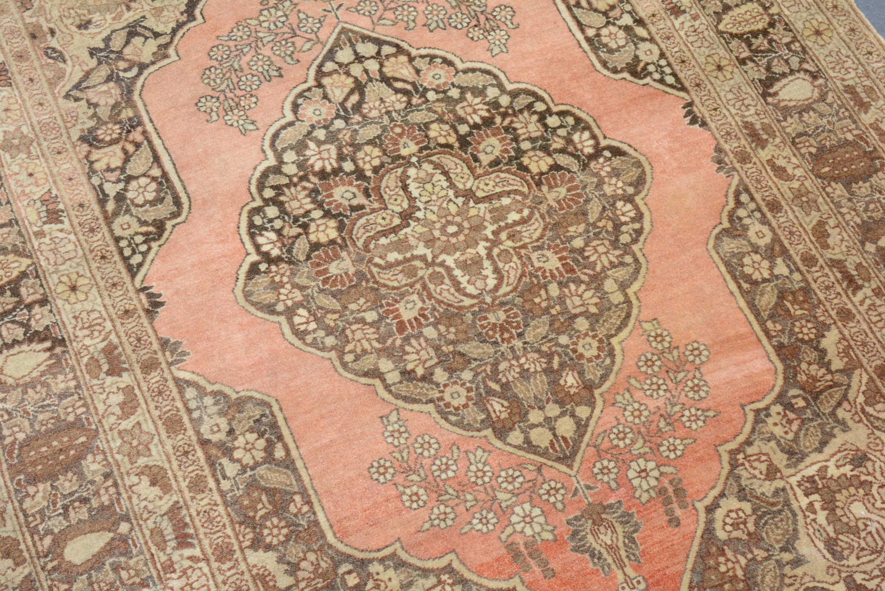 Antique Persian Haji Jalili Tabriz Rug For Sale 1